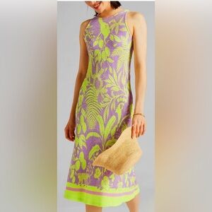 Anthropologie x FARM Rio Knit Midi Dress